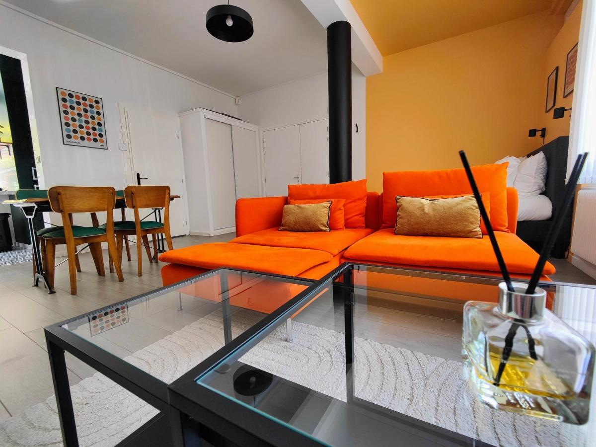 Le Rainbow - Grand Studio Avec Terrasse Dunkirk Bagian luar foto