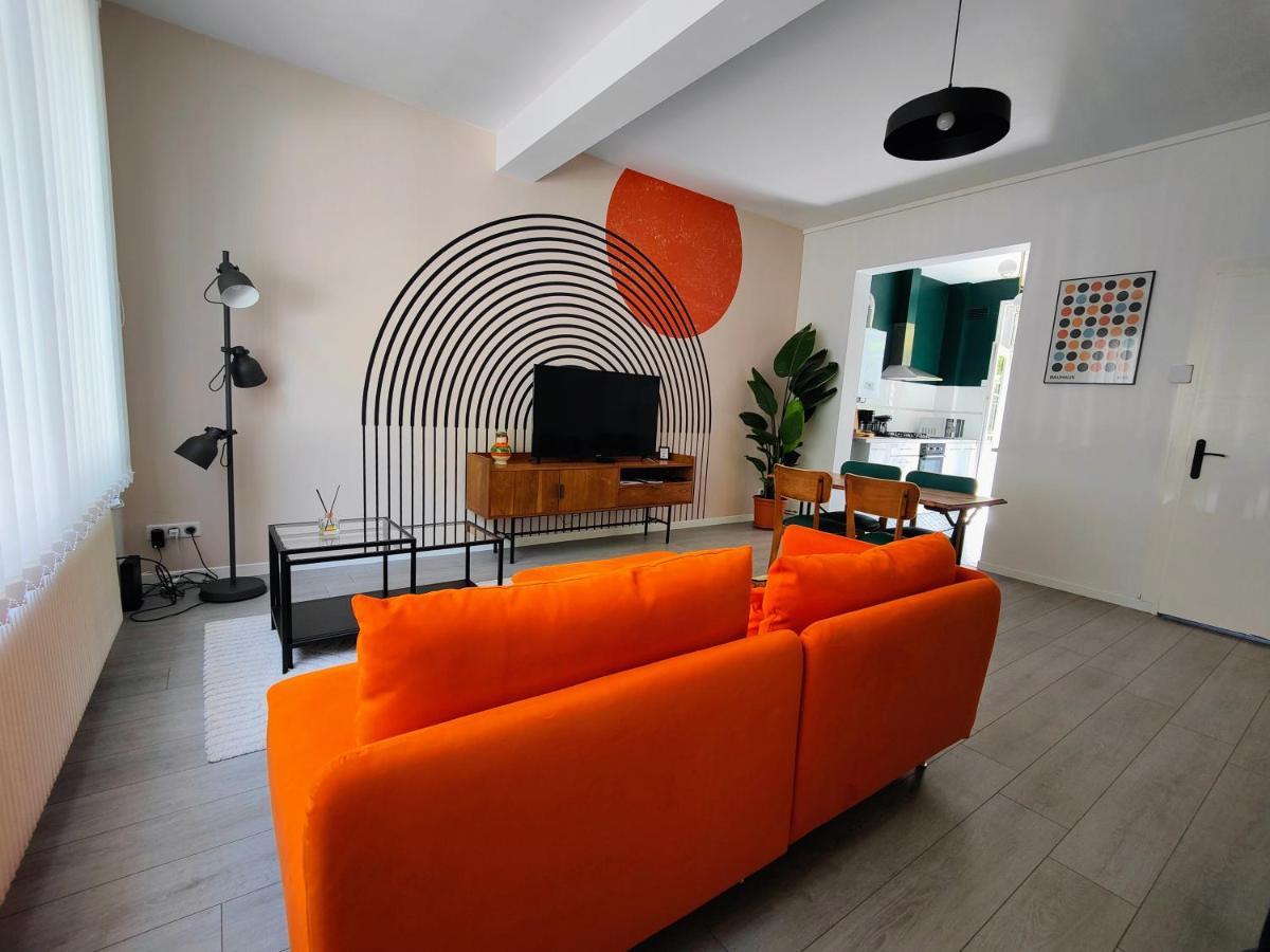 Le Rainbow - Grand Studio Avec Terrasse Dunkirk Bagian luar foto